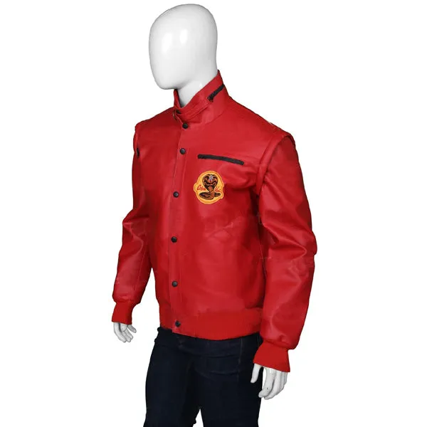Cobra Kai Red Leather Jacket