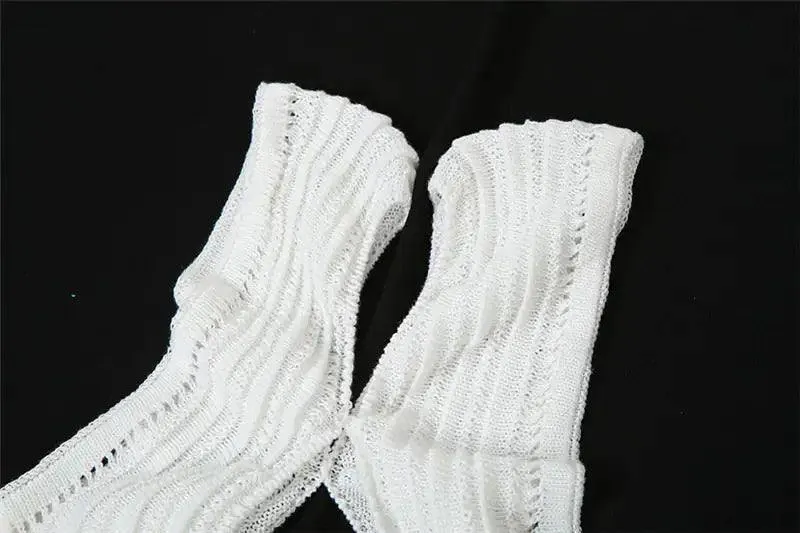 Crochet Knit Maxi Dress^