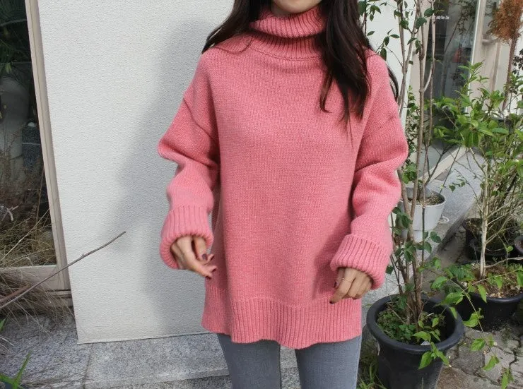 Knitted Turtleneck Pullover