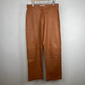 Loewe Tan Leather Pants