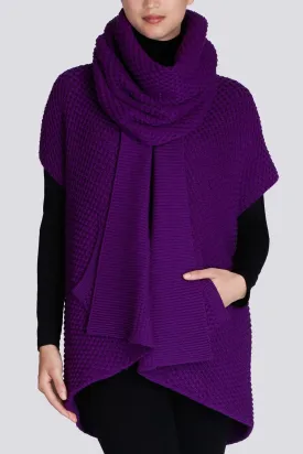 Merino Wool Knitwear Cocoon Vest