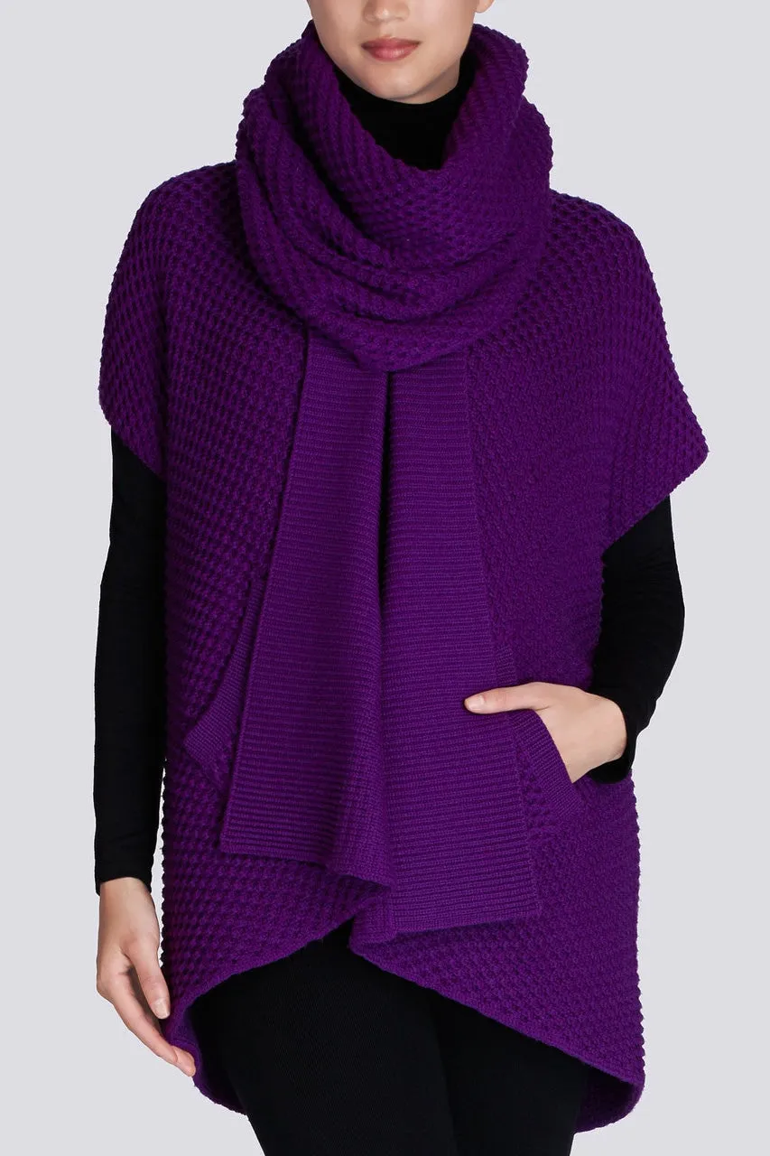 Merino Wool Knitwear Cocoon Vest