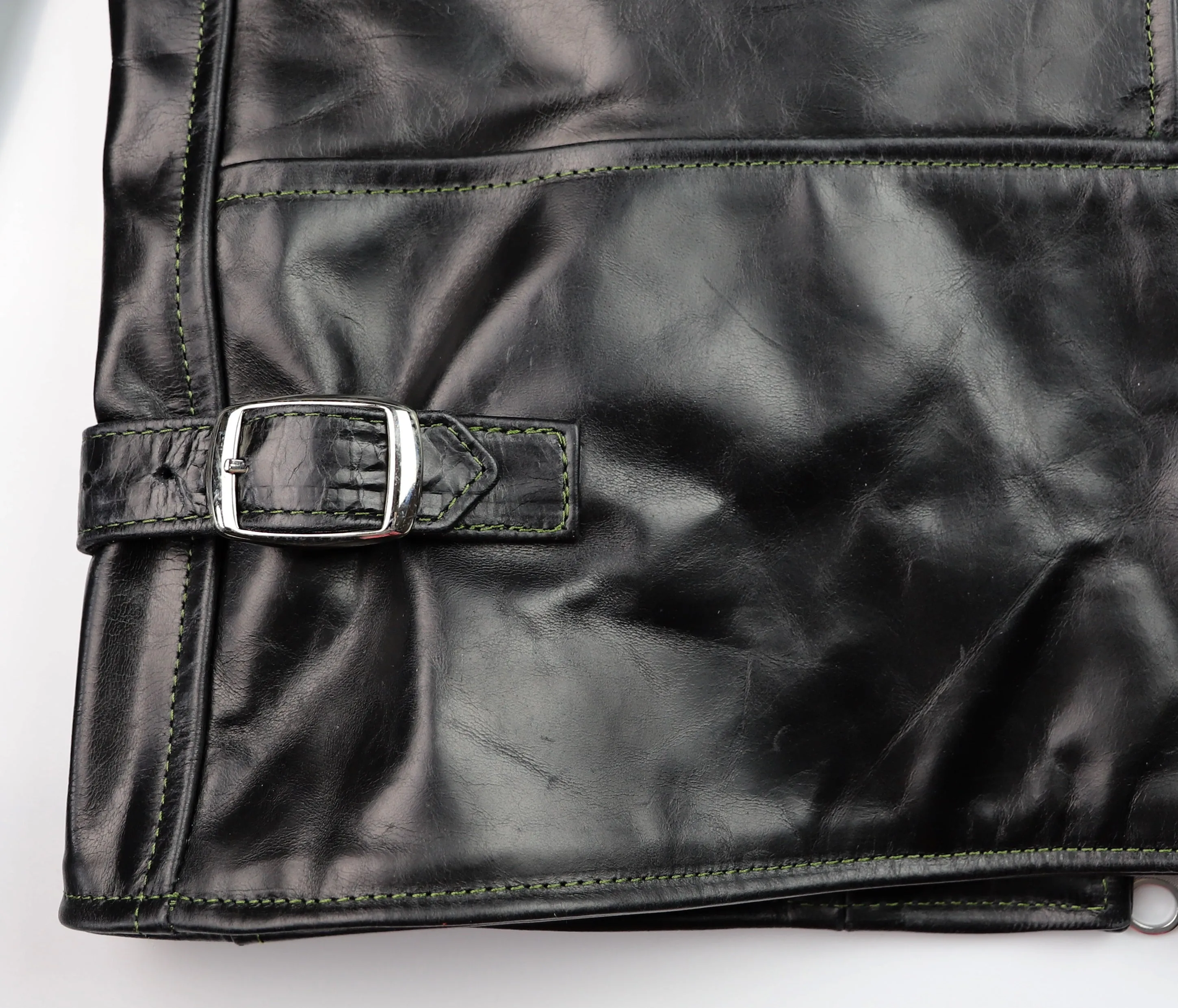Vanson Agent X Slim Fit Cafe Racer, Black Bainbridge, size Large